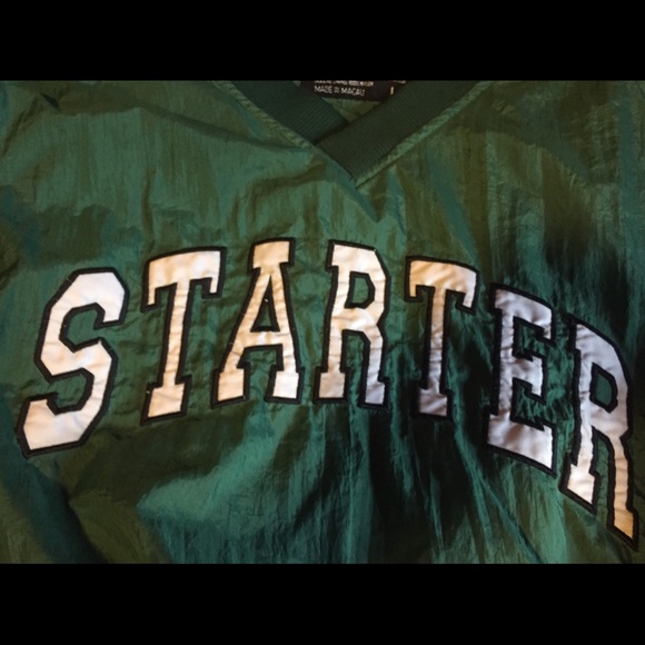 Vintage Starter Green Sweater 90’s Size:L - Picture 2 of 6